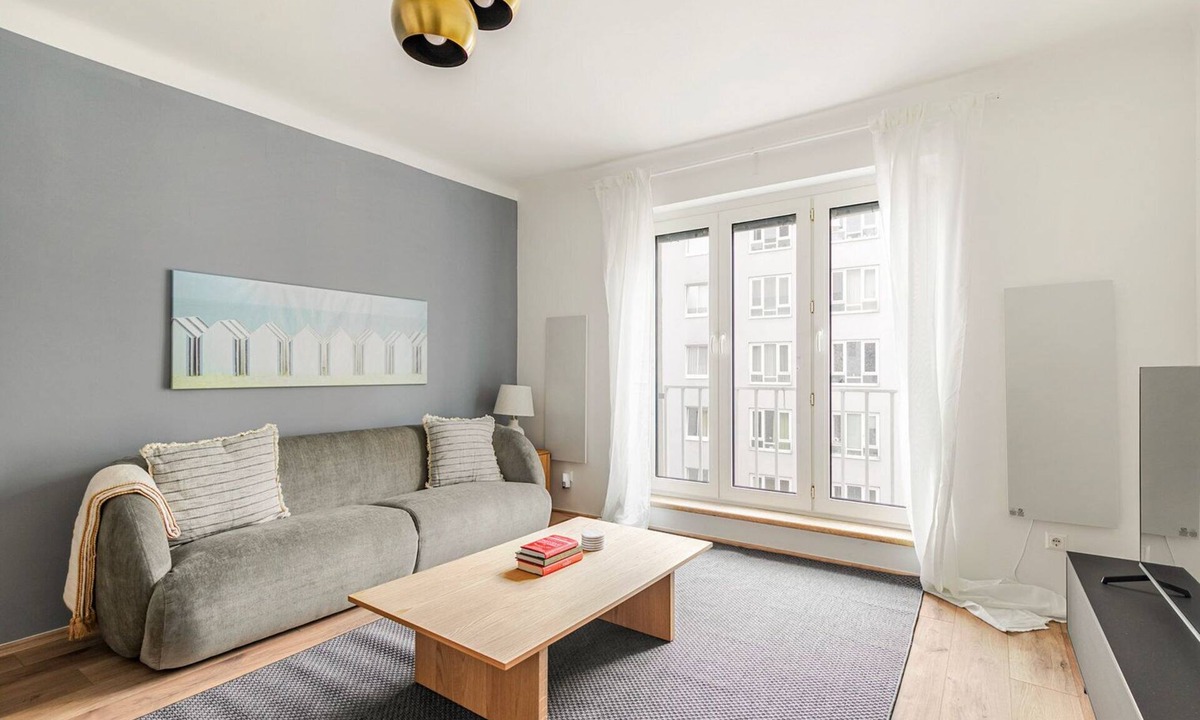 Brigittenau Apartment | Blueground | Brigittenau, view, nr Danube Canal