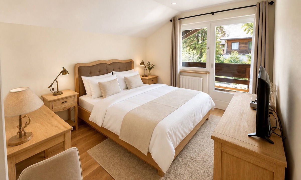 Vandans Apartment | Double Room with Breakfast, Balcony and Mountain View