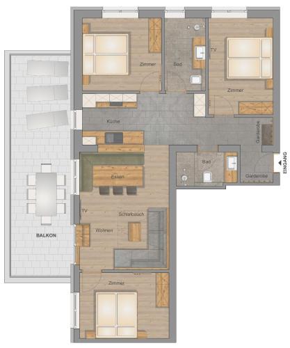 Bichlbach Apartment | Pony-Ziegen-Hasen-Ranch Bichlbach