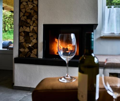 Lackenhof Apartment | Relax-Suite Kaminfeuer