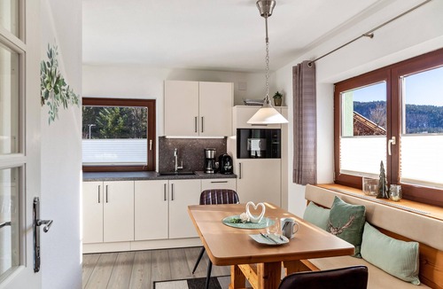 Leutasch Apartment | Apartment "Alpenrose" with Mountain View, Shared Terrace & Wi-Fi