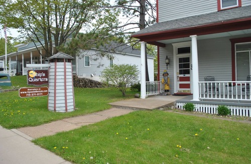 Bayfield Apartment | At Ships Quarters "Northland" in downtown Bayfield, WI. Walk to everything!n