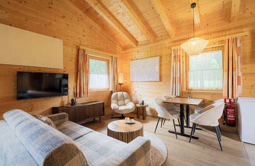 Leutasch House | Detached comfortable cabin in nature, panoramic mountain views from the terrace, cozy comfort for every season.
