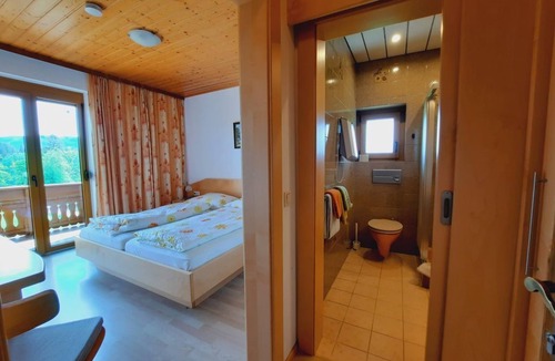 Feldkirchen in Kaernten House | Doppelzimmer mit Balkon, Dusche, WC - Pension Hecher