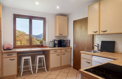 Oberau House | Holiday Home 'Blueberry Haus Im Moos' with Mountain View, Shared Terrace and Wi-Fi