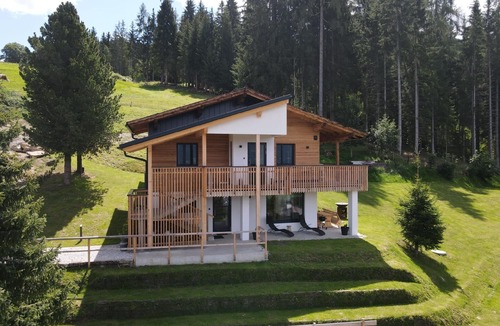 Pruggern House | Holiday home in Pruggern with terrace, garden barbecue