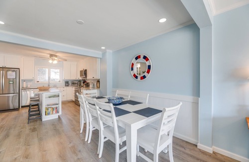 Fenwick Island House | Steps to Ocean: Colorful Beach Townhouse in Fenwick Island