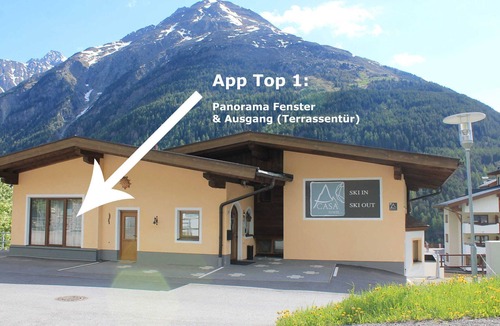 Soelden Apartment | Top 1 - apartment on 2 levels on the slopes with free WiFi, new building - A Casa Juwel Sölden, ski in & ski out