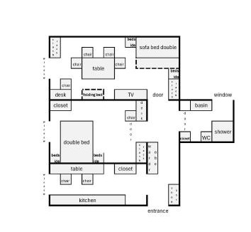 Gaishorn Apartment | two rooms in walking center 4 plus 1 pax