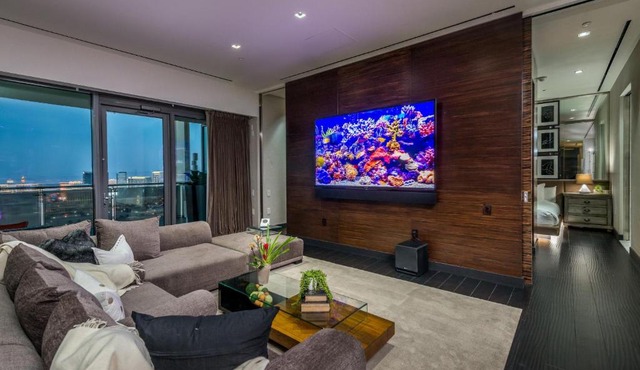 $10 million penthouse with jacuzzi on balcony in Las Vegas
