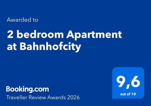 2 bedroom Apartment at Bahnhofcity