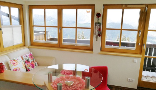 Apartment Dornrosen, balcony with panoramic view