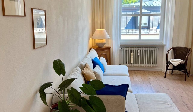 Apartment in the heart of Bad Reichenhall, 1-4 pers., 60 sqm, living room and bedroom in Bad Reichenhall