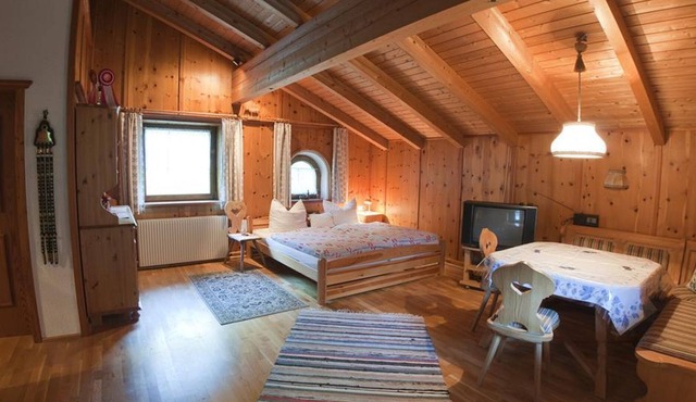 Apartment / living room / shower, WC - Gästehaus Kirchebner