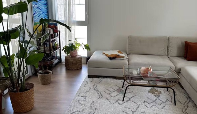 Bright apartment with terrace Private parking in Rouen