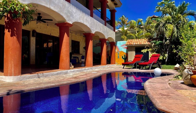 Charming 5-bed house with sweeping ocean views in delightful San Jose Del Cabo. in San Jose Del Cabo