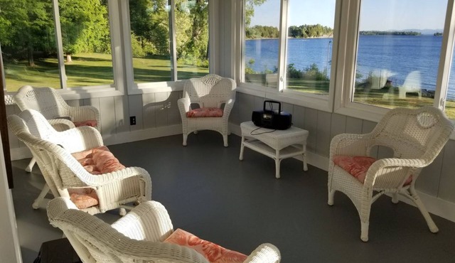 Come view the Eclipse while relaxing at this lakefront home! in North Hero