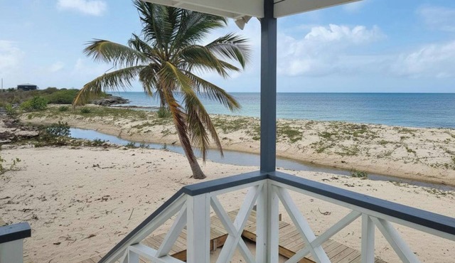 Harrys Cottages Cottage 5 right on the pink sand in Codrington