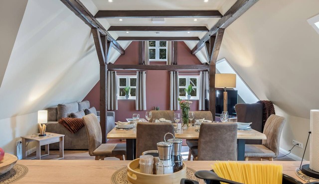 Heidschnucke Vacation Rental – 110 m² with a sauna for families and dogs in the Lüneburg Heath in Wriedel