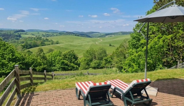 Holiday home with terrace and stunning views