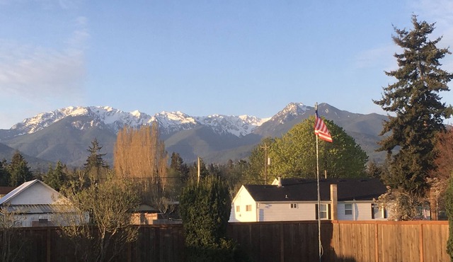 Olympic Mountains and Ocean view in Port Angeles