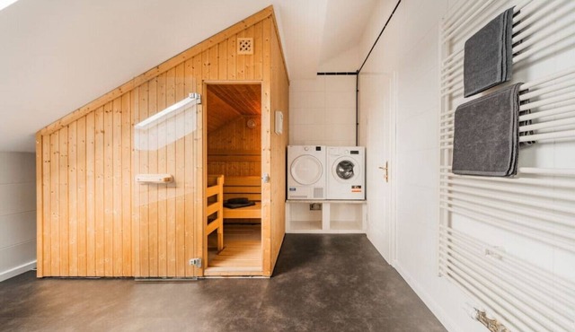 Penthouse big apartment with Sauna