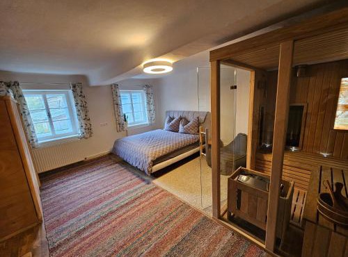Premium Apartment mit privatem Whirlpool, Sauna, Garten