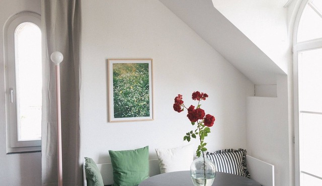 REMISE STUDIO: Garden view, balcony and water access in Werder (Havel)
