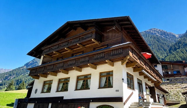 Rustic Pitztal alpine house by the stream with large balcony and garage