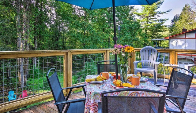 Shaw Creek Cottage w/Fire Pit & Forest Views in Hendersonville