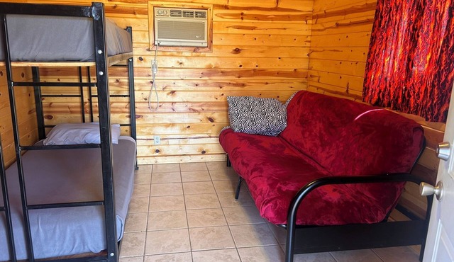 Sturgis Camping Cabin with Futon and Bunkbed in Sturgis