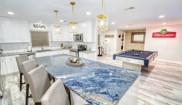 The Lily Pad- Pool Table Home in Tampa