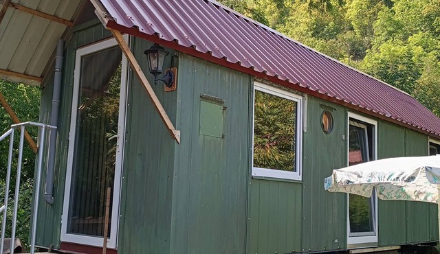 Tiny House Stay for Cyclists on the Saale Cycle Route in Dornburg