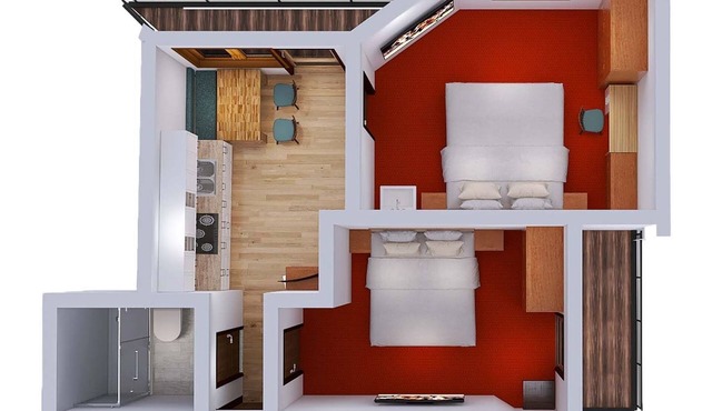 Top equipped apartment in a prime location, 3-4 people, sauna, Wi-Fi for free, entrance cross-country ski trail /winter hiking trail, beds in excess length 2.20 m - Apart Zimalis *