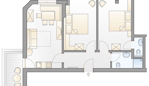 Standard Condo, Balcony, Mountain View