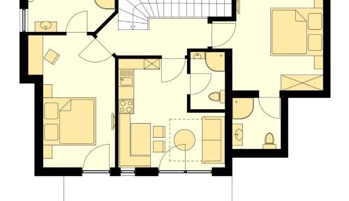 Two-Bedroom Apartment with Balcony