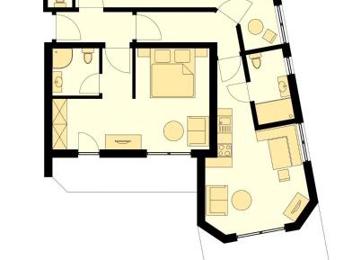Two-Bedroom Apartment with Balcony