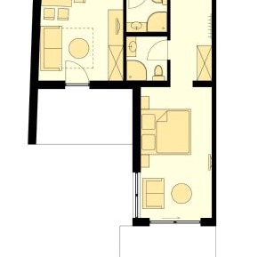 One-Bedroom Apartment with Balcony