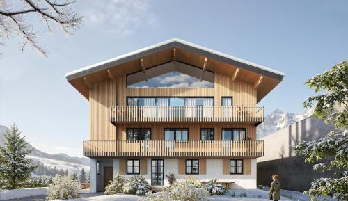 One-Bedroom Apartment with Balcony and Mountain View  