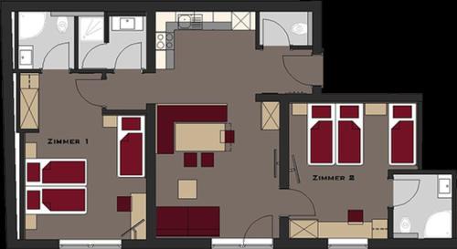 Standard Two-Bedroom Apartment (8 Adults)