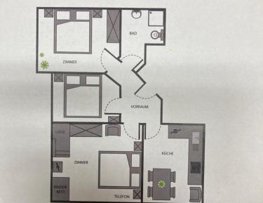 Three-Bedroom Apartment