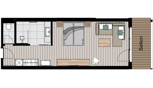 Double Room with Mountain View