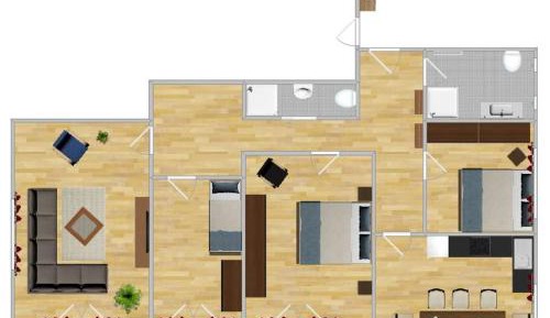 Three-Bedroom Apartment