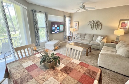 West Kissimmee Condo | 19-202 Gated Resort, Private balcony, heated pool, minutes from Disney! gym