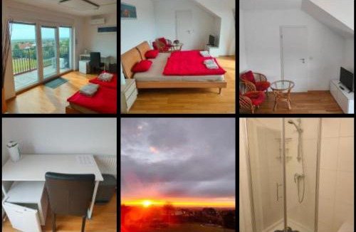Breitenbrunn Apartment | Self Check-in Doppelzimmer mit Seeblick und Klimaanlage - Neusiedlersee