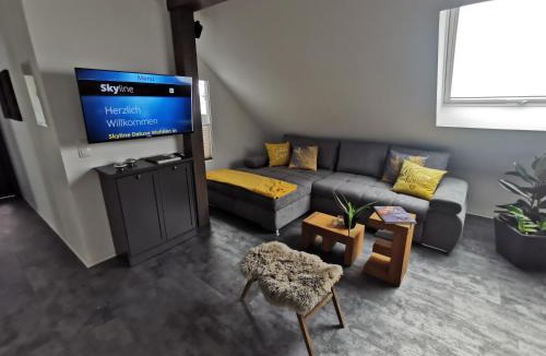 Dornbirn Apartment | Skyline klimatisierte Dachgeschoss-Wohnung in Dornbirn mit Blick ins Rheintal