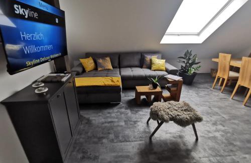 Dornbirn Apartment | Skyline klimatisierte Dachgeschoss-Wohnung in Dornbirn mit Blick ins Rheintal