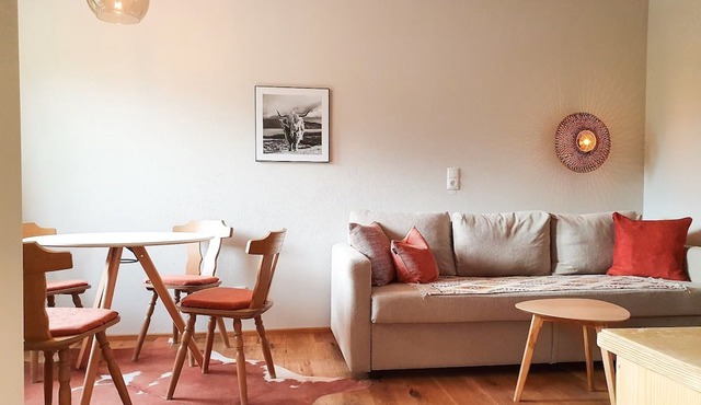 "Lovely apartment with free parking."